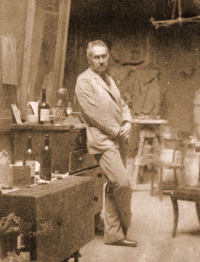 Thomas Eakins 1889-es tanulmányában alkotó: Thomas Eakins