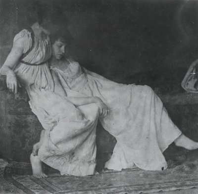 Azonosítatlan modellek görög kosztümökben, c. 1883. alkotó: Thomas Eakins