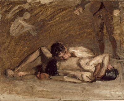 Birkózók alkotó: Thomas Eakins