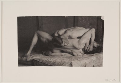 Birkózók az Eakins stúdiójában, c. 1899. alkotó: Thomas Eakins