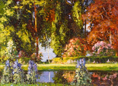 A kert a tenger mellett alkotó: Thomas Edwin Mostyn
