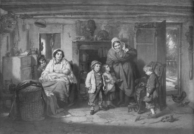The Mitherless Bairn, 1893, 1911 alkotó: Thomas Faed