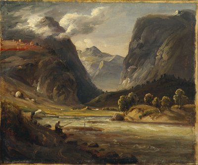 Aurlandból Sognban alkotó: Thomas Fearnley