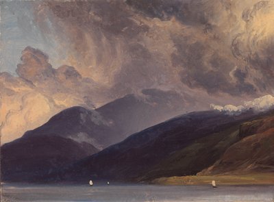 Balestrandból a Sognefjordnál alkotó: Thomas Fearnley