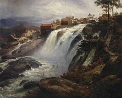 Haugfoss alkotó: Thomas Fearnley
