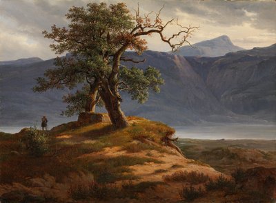 Tájkép utazóval alkotó: Thomas Fearnley