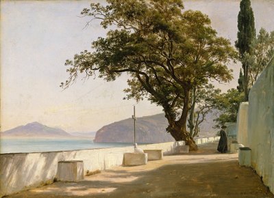 Tölgyfa terasz, Sorrento alkotó: Thomas Fearnley