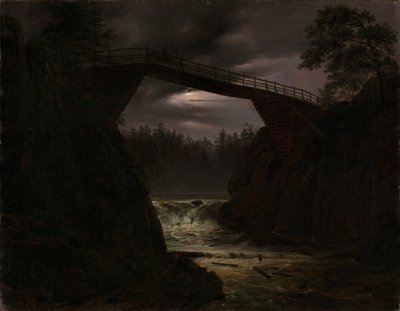 A Hauge híd Arendal külterületén alkotó: Thomas Fearnley