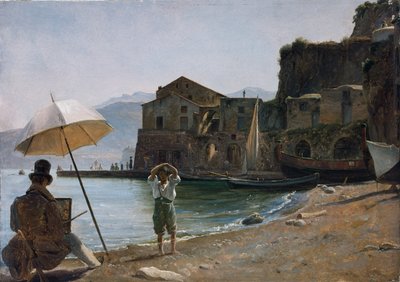 A festő és a fiú, 1834 körül (festmény) alkotó: Thomas Fearnley