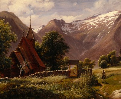 Tjugum templom, Balestrand alkotó: Thomas Fearnley