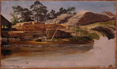 Holzlager alkotó: Thomas Fearnley