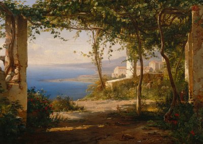 Kilátás a Napoli-öbölre alkotó: Thomas Fearnley