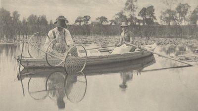 Az íjháló beállítása,1886 (fotó) alkotó: Thomas Frederick Goodall