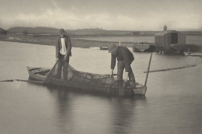 Az angolnaháló felszedése,1886 (fotó) alkotó: Thomas Frederick Goodall