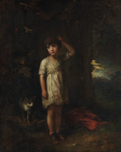 Egy fiú macskával – Reggel, 1787. alkotó: Thomas Gainsborough