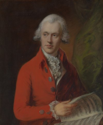 Charles Rousseau Burney 1747-1819, kb. 1780. alkotó: Thomas Gainsborough