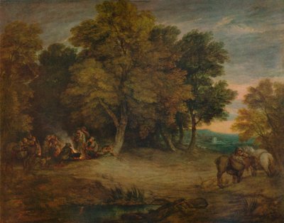 Cigánytábor: Sunset, c1758, 1935 alkotó: Thomas Gainsborough