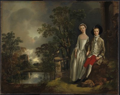 Heneage Lloyd és nővére, Lucy alkotó: Thomas Gainsborough