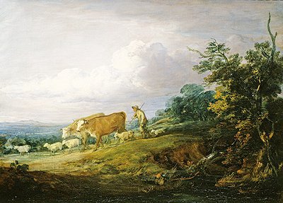 Tájkép (olaj, vászon) alkotó: Thomas Gainsborough