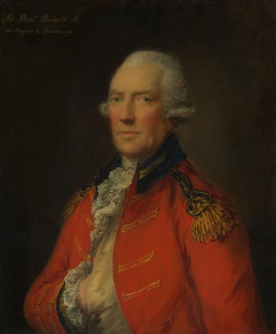 Paul Pechell alezredes 1724-1800. alkotó: Thomas Gainsborough