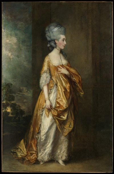Grace Dalrymple Elliott asszony (1754?-1823) alkotó: Thomas Gainsborough