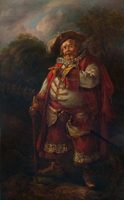 James Quin portréja, mint Falstaff, 18. század, 1935 alkotó: Thomas Gainsborough