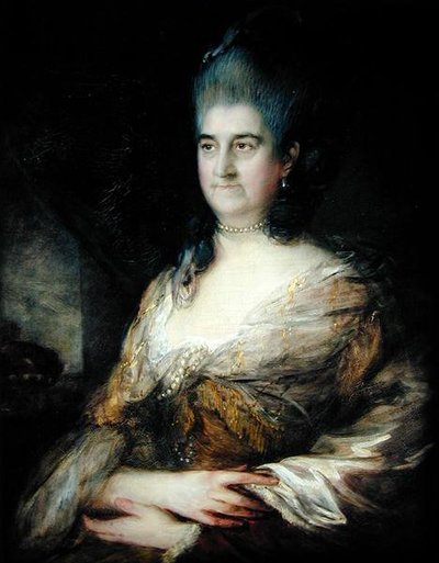 Hölgyportré, állítólag Elizabeth Chudleigh (1720-88) (olaj, tábla) alkotó: Thomas Gainsborough