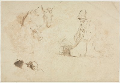 Vázlatok: figurák és állatok alkotó: Thomas Gainsborough
