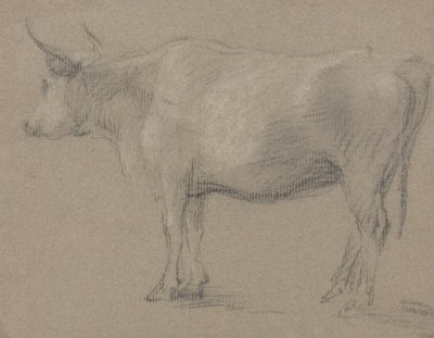 Tanulmány egy tehénről alkotó: Thomas Gainsborough