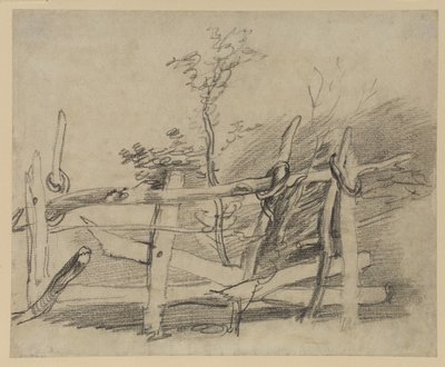 Egy régi akadály tanulmányozása alkotó: Thomas Gainsborough