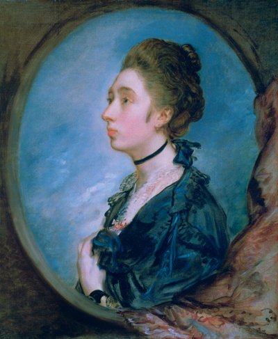 A művészek lánya, Margit, c1772 alkotó: Thomas Gainsborough