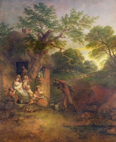 Favágó otthona, 1780 körül alkotó: Thomas Gainsborough