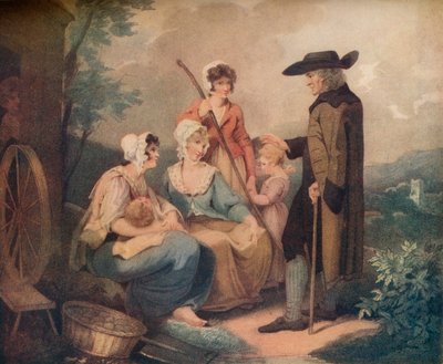 A házikó ajtó, c1791 alkotó: Thomas Gaugain