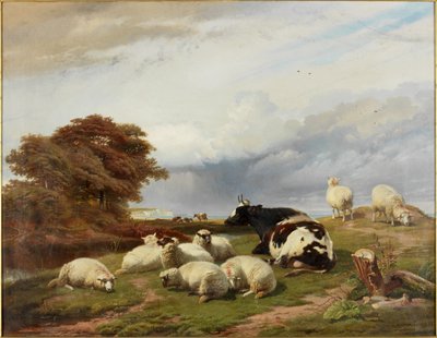 A Ramsgate melletti mocsarakban, Thanet szigetén alkotó: Thomas George Cooper