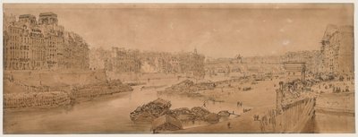 Válogatás a húsz legszebb kilátásból Párizsban…, 1802. alkotó: Thomas Girtin