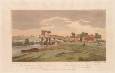 Válogatás a húsz legfestőibb párizsi kilátásból: Vízimalom a híd felett...1803 alkotó: Thomas Girtin