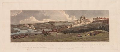 Válogatás a húsz legszebb párizsi kilátásból: Kilátás a palota teraszáról, St. Germain en Laye-nél, a távolban látható Marli akvaduktnál alkotó: Thomas Girtin