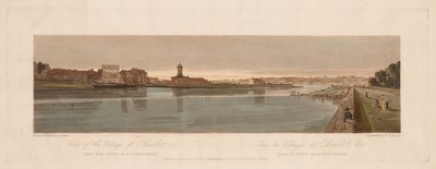 Válogatás a húsz legfestőibb párizsi kilátásból: Chaillot falu kilátása stb. A Pont de la Concorde-ról alkotó: Thomas Girtin