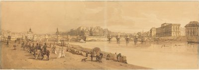 Kilátás a Pont Neufre, a pénzverdére stb.: pl.8 alkotó: Thomas Girtin