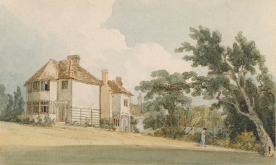 Tájház, 1797 körül (wc tollal és tintával, grafittal, papíron) alkotó: Thomas Girtin