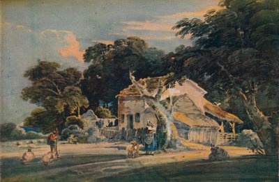 Devonshire Farm, 1798 alkotó: Thomas Girtin