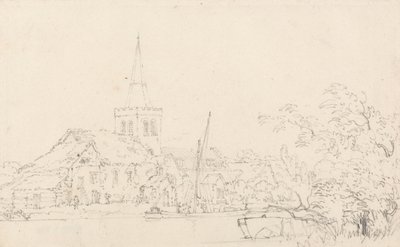 Great Marlow templom, Buckinghamshire alkotó: Thomas Girtin