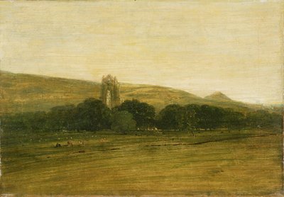 Guisborough Priory, 1801-2002 körül (olaj, vászon) alkotó: Thomas Girtin
