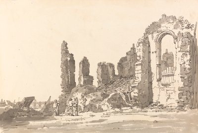 A Savoy-palota romjai, London alkotó: Thomas Girtin
