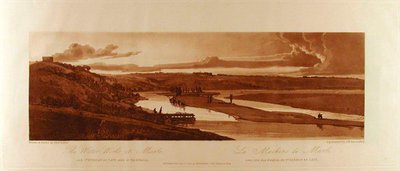 Die Wasserwerke von Marli und St. Germain en Laye in der Ferne alkotó: Thomas Girtin