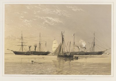 Az "Indus" és a "Ripon". alkotó: Thomas Goldsworth Dutton