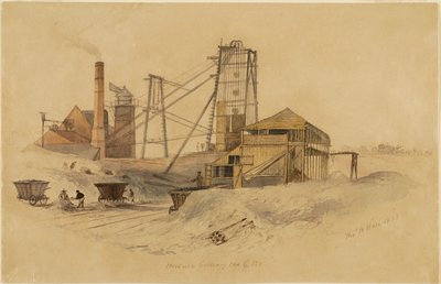 Hebburn Colliery, The C Pit alkotó: Thomas H. Hair