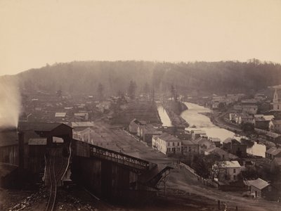 Archbald, Del.  Hudson Canal Co., c. 1863-1865 (fénykép) alkotó: Thomas H. Johnson