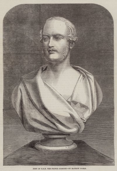 HRH, a herceg hitvese mellszobra, Mathew Noble alkotó: Thomas Harrington Wilson