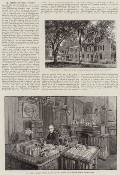 Dr. Oliver Wendell Holmes alkotó: Thomas Harrington Wilson